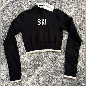 New with tags nwt Year of Ours Black and White Ski Sweater size XS